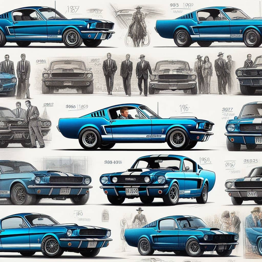 The Blue Mustang in Popular Culture by autoambiente.com