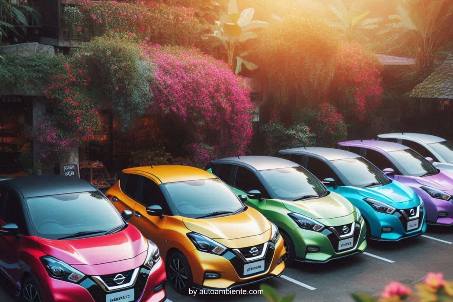 Color Options and Trims of the Nissan March by autoambiente in autoambiente.com