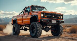 Image of squatted truck​: Squatted Truck: Weighing the Pros and Cons for Your Ride (Must See)