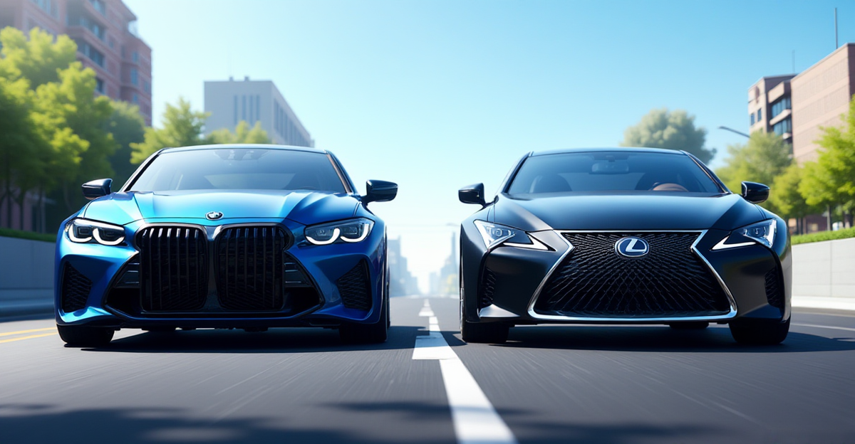 Comparison of BMW and Lexus vehicles, highlighting American preferences between the two luxury brands.